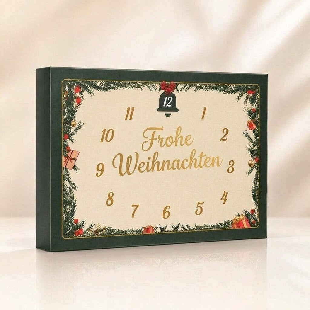 Adventskalender mit 24 Häkelfiguren