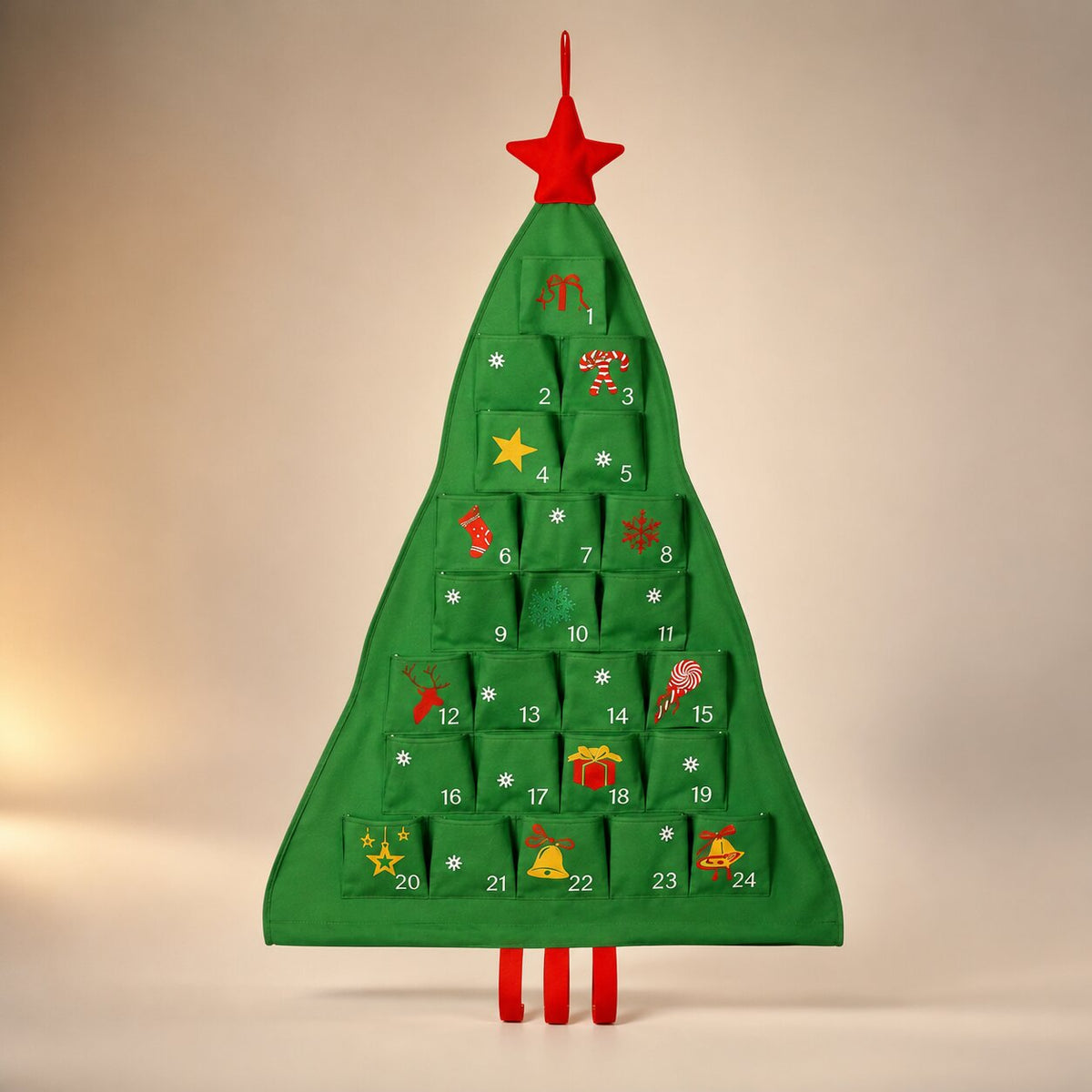 Noeltree - Adventskalender zum Selbstbefüllen in Weihnachtsbaumform