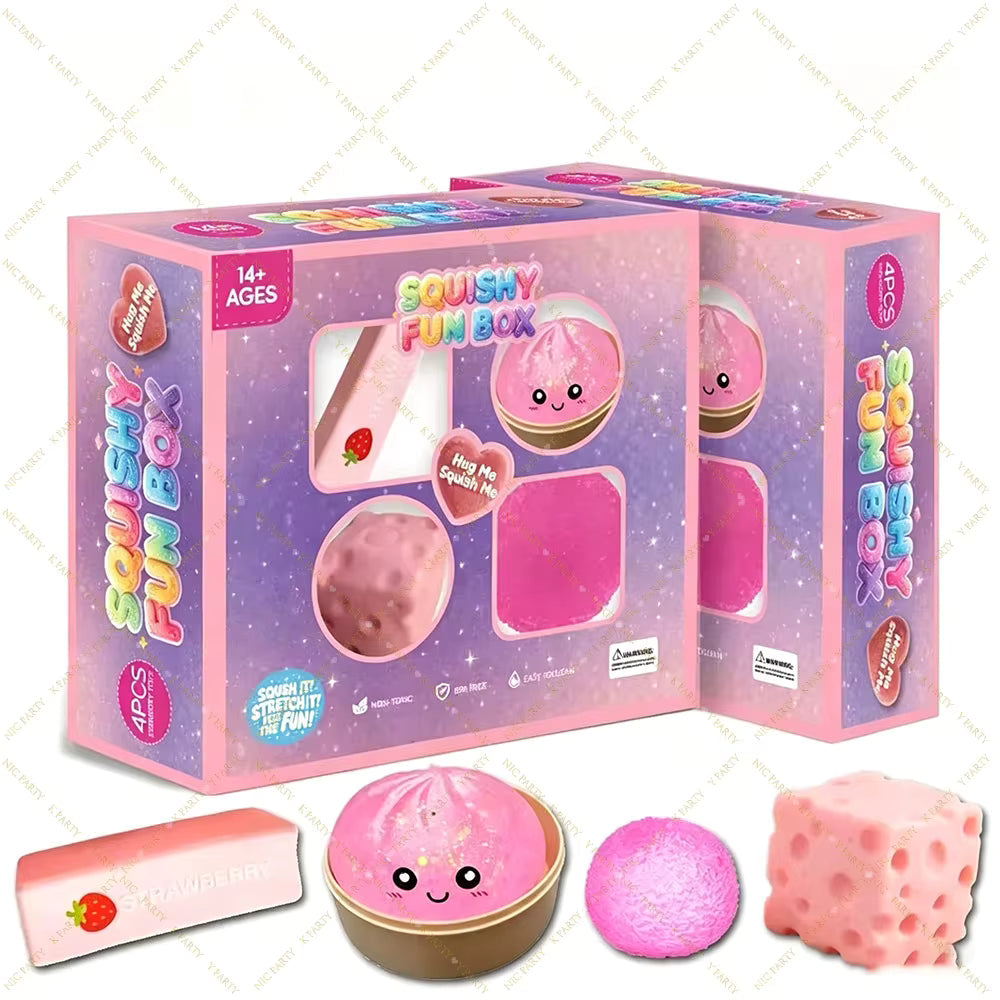 Squishcade - Adventskalender mit Squishy-Spielzeugen im Knödel-Design
