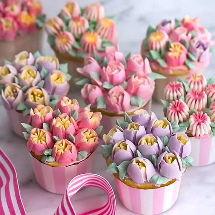 Bake - Spritztüllen-Set für Tortendekoration