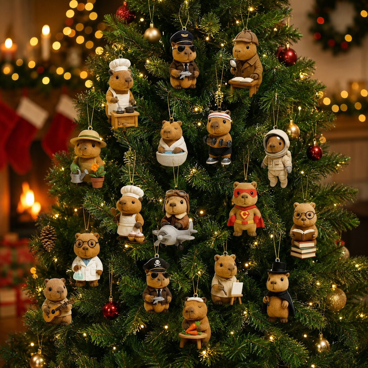 Capyclaus - Adventskalender mit Wasserschwein-Motiven