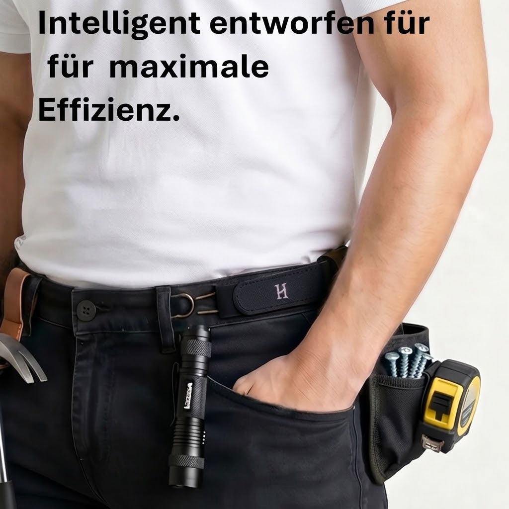 Beltzen - Elastischer Gürtel ohne Schnalle für unsichtbaren Halt