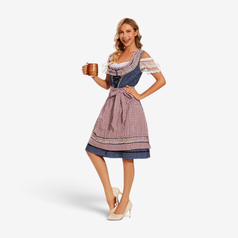 Damen-Trachtenkleid mit Schnürmieder