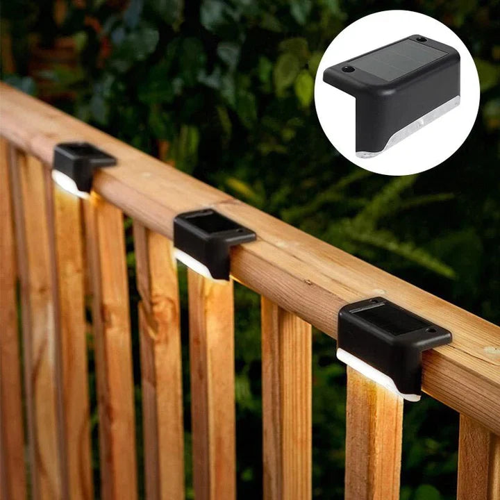 6+2 Gratis | Beam - Solar-Stufenleuchten für Außenbereiche