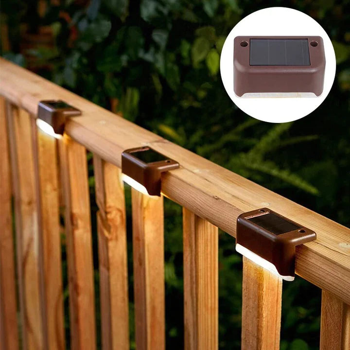 6+2 Gratis | Beam - Solar-Stufenleuchten für Außenbereiche