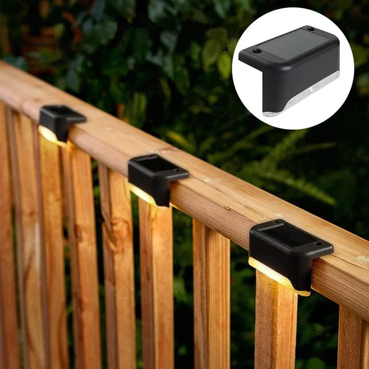 6+2 Gratis | Beam - Solar-Stufenleuchten für Außenbereiche