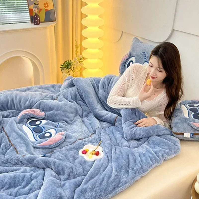 Pillowza - Umwandelbare Decke mit Kissenkombination und 2 Kissen