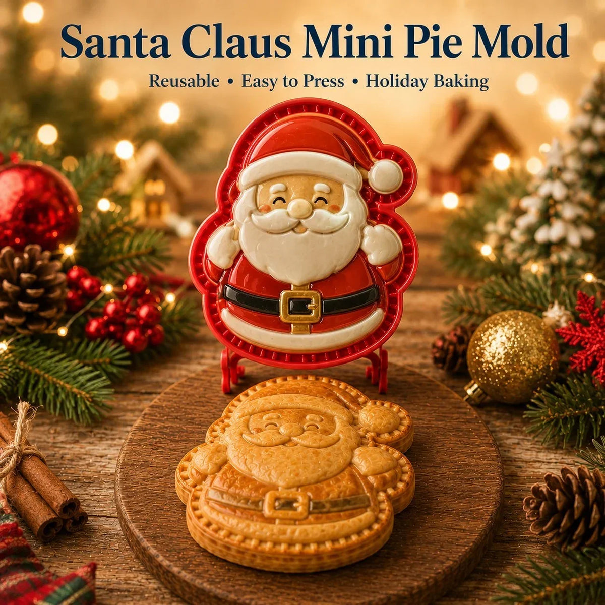 Cakemas - Weihnachts-Mini-Kuchenform mit 9 Motiven