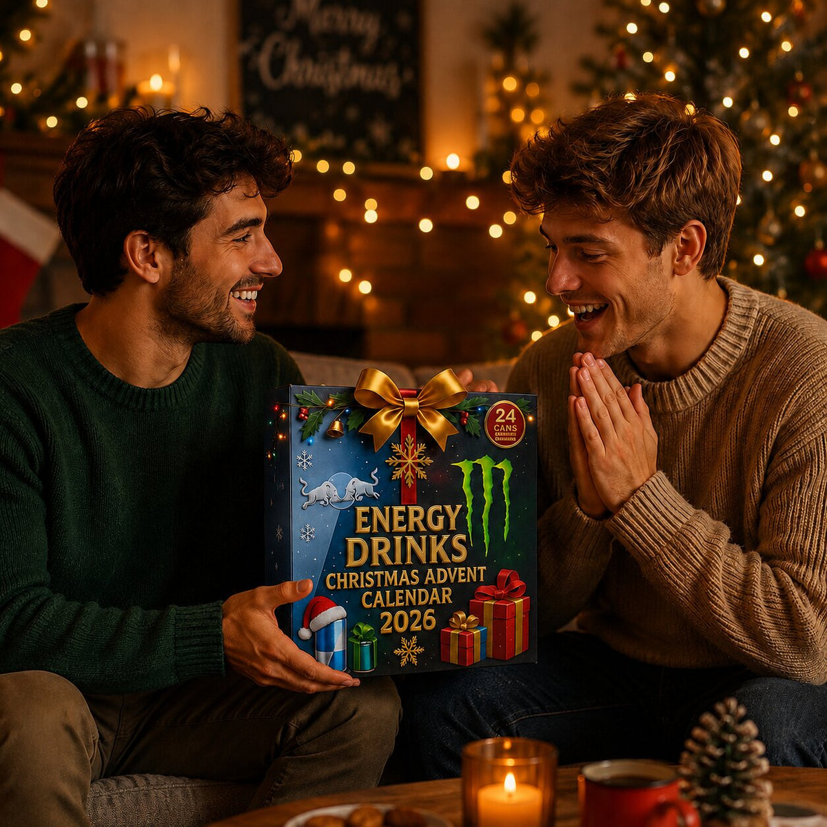 Fizzmas - Adventskalender mit Energy Drink Motiven