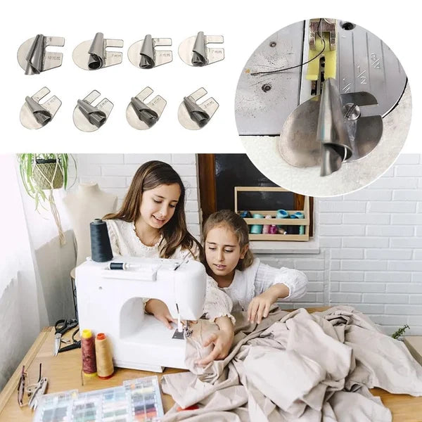 Stitchora - Saumfuß-Set für Nähmaschinen mit 8 Größen