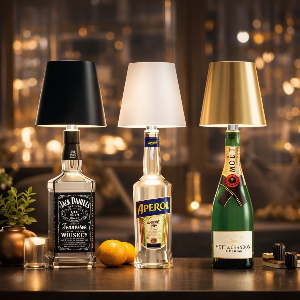 Bottlume - Kabellose LED-Flaschenlampe mit USB-Aufladung