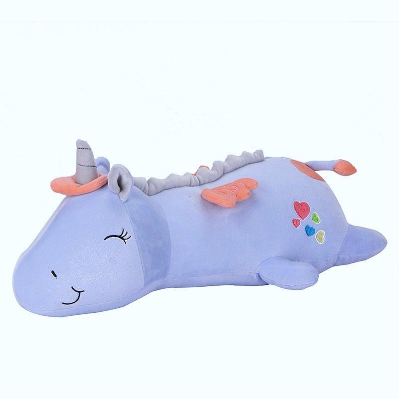 Leuchtendes Einhorn Plüschtier mit LED Nachtlicht