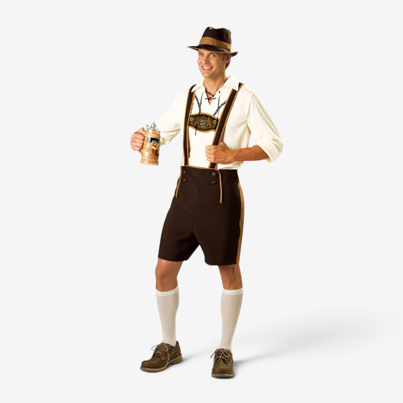 Herren-Trachtenkurzanzug mit Knopfverschluss