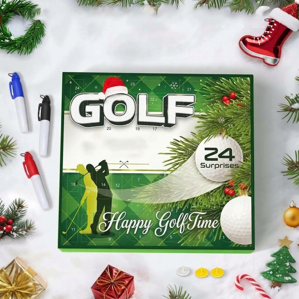 TeeMaster – Golf-Adventskalender mit 24 Zubehörteilen