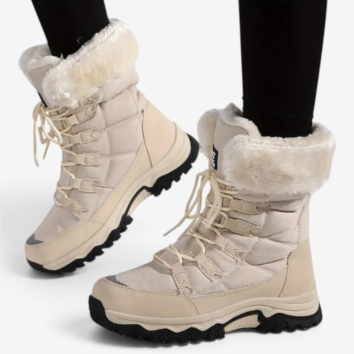 Solelyn - Damen-Winterstiefel mit Profilsohle