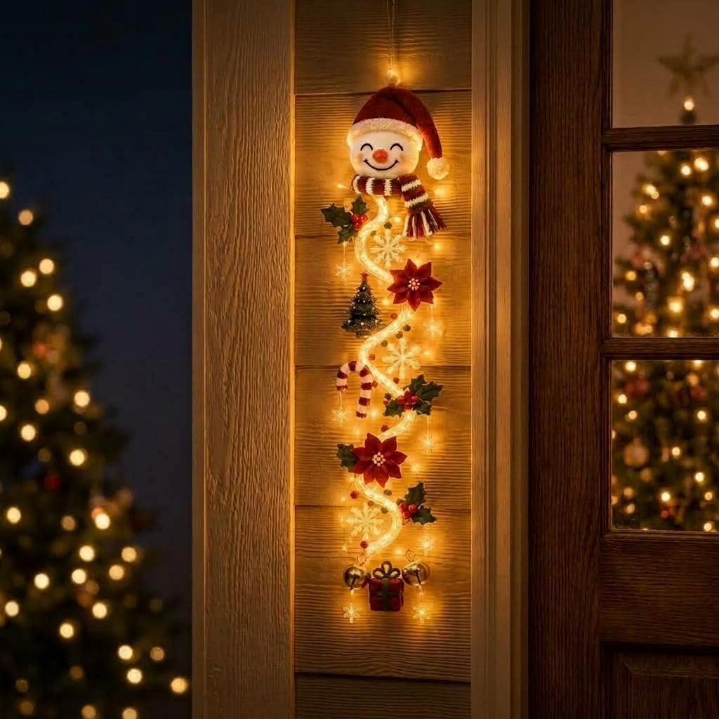 Festipend - LED-KerzhänFestiglow - Dekorative LED-Hängeleuchte für Weihnachtenger für festliche Dekoration