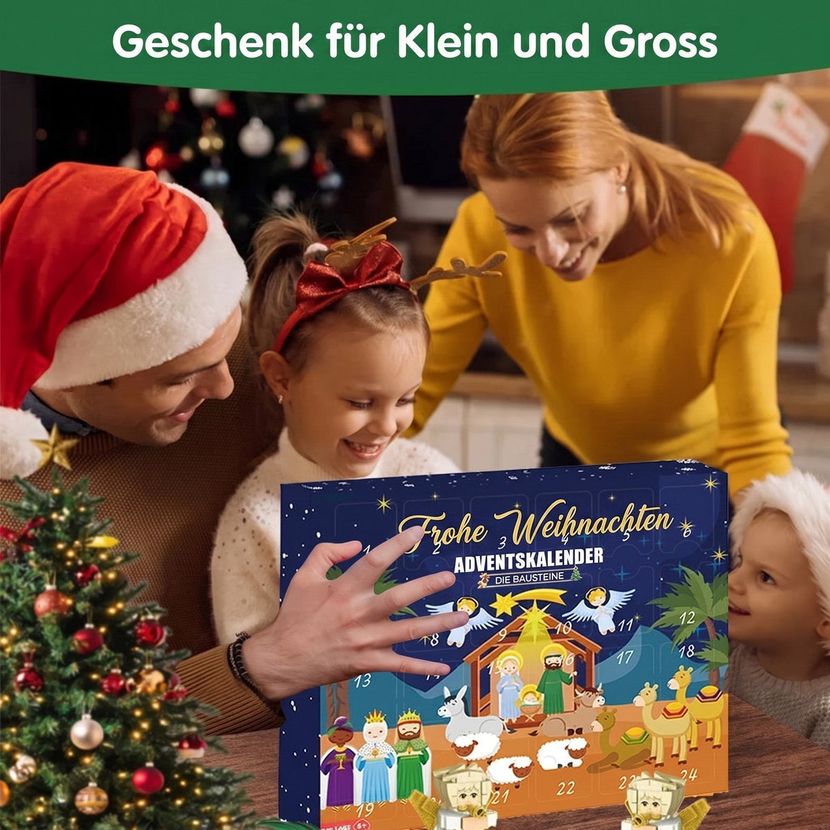 Holybricks - Adventskalender mit Krippen-Bausteinen zum Zusammenbauen