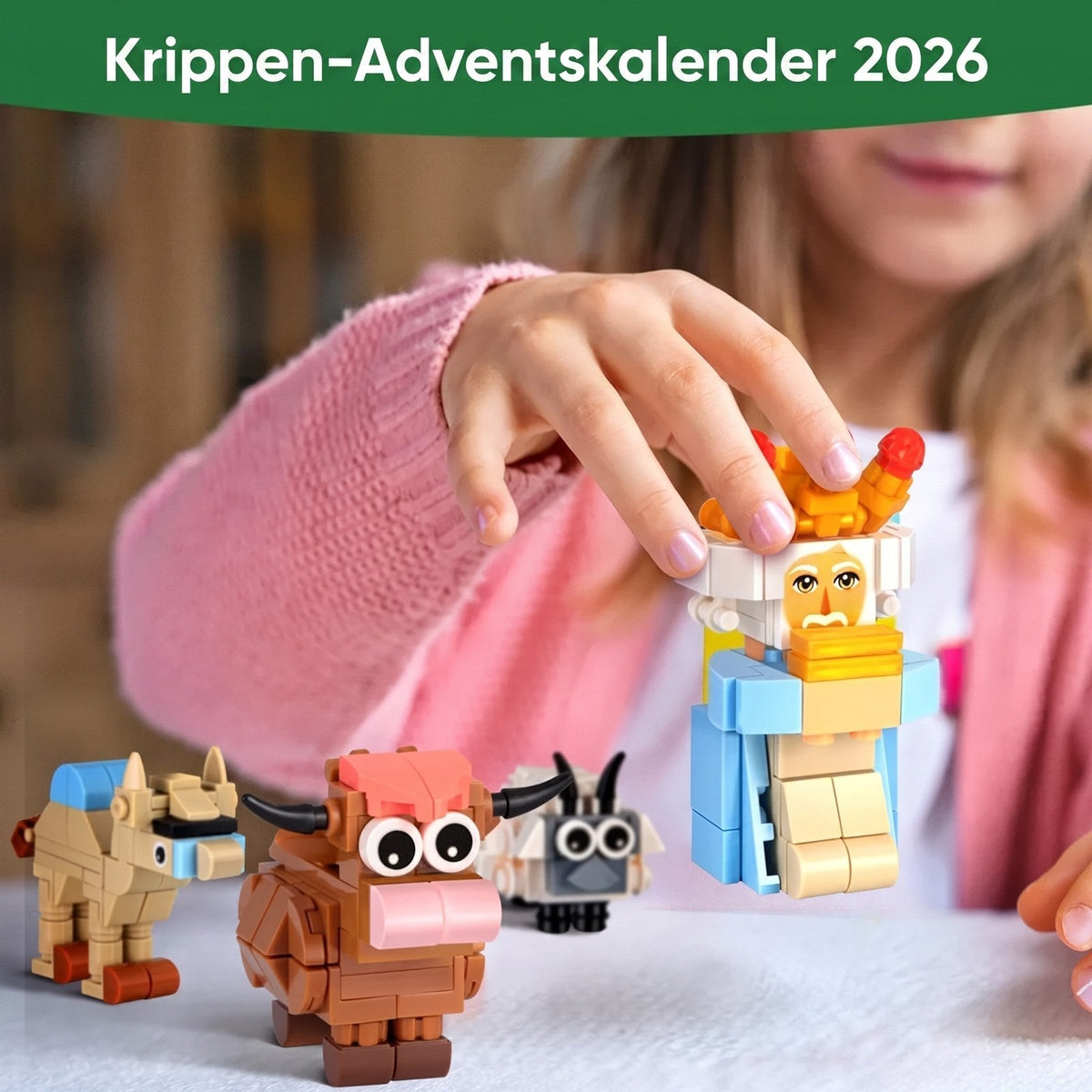 Holybricks - Adventskalender mit Krippen-Bausteinen zum Zusammenbauen