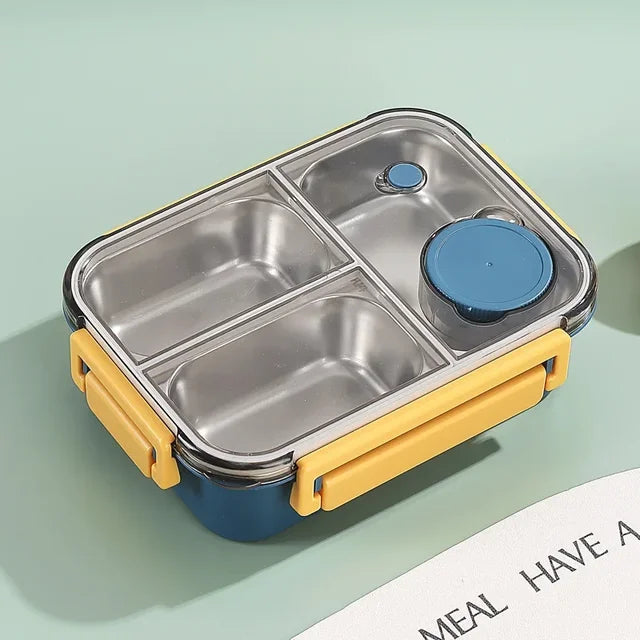 Mealvault - Thermobehälter für Essen mit Edelstahlfächern