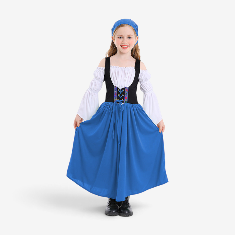 Mädchen-Mittelalterkleid mit Historischer Stil