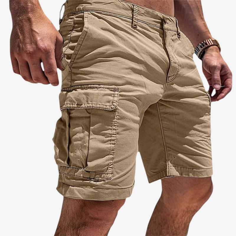 Shortzen - Knielange Shorts mit mehreren Taschen und geradem Beinschnitt
