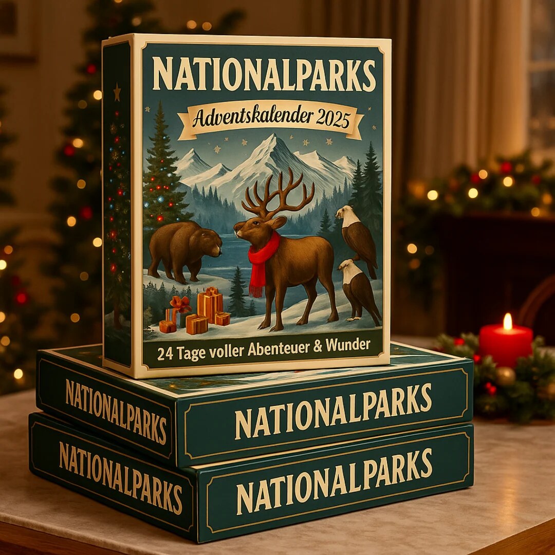 Nationalpark-Adventskalender mit 24 handgefertigten Miniaturen