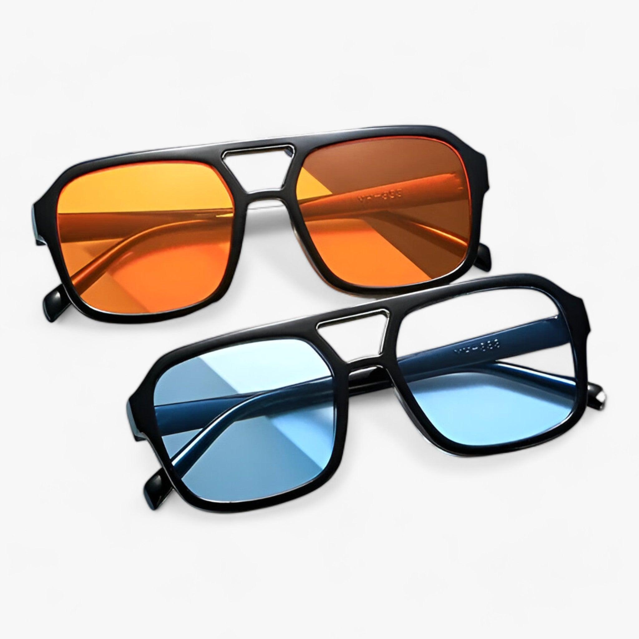 Naisha – Retro inspirierte quadratische Mode Sonnenbrille