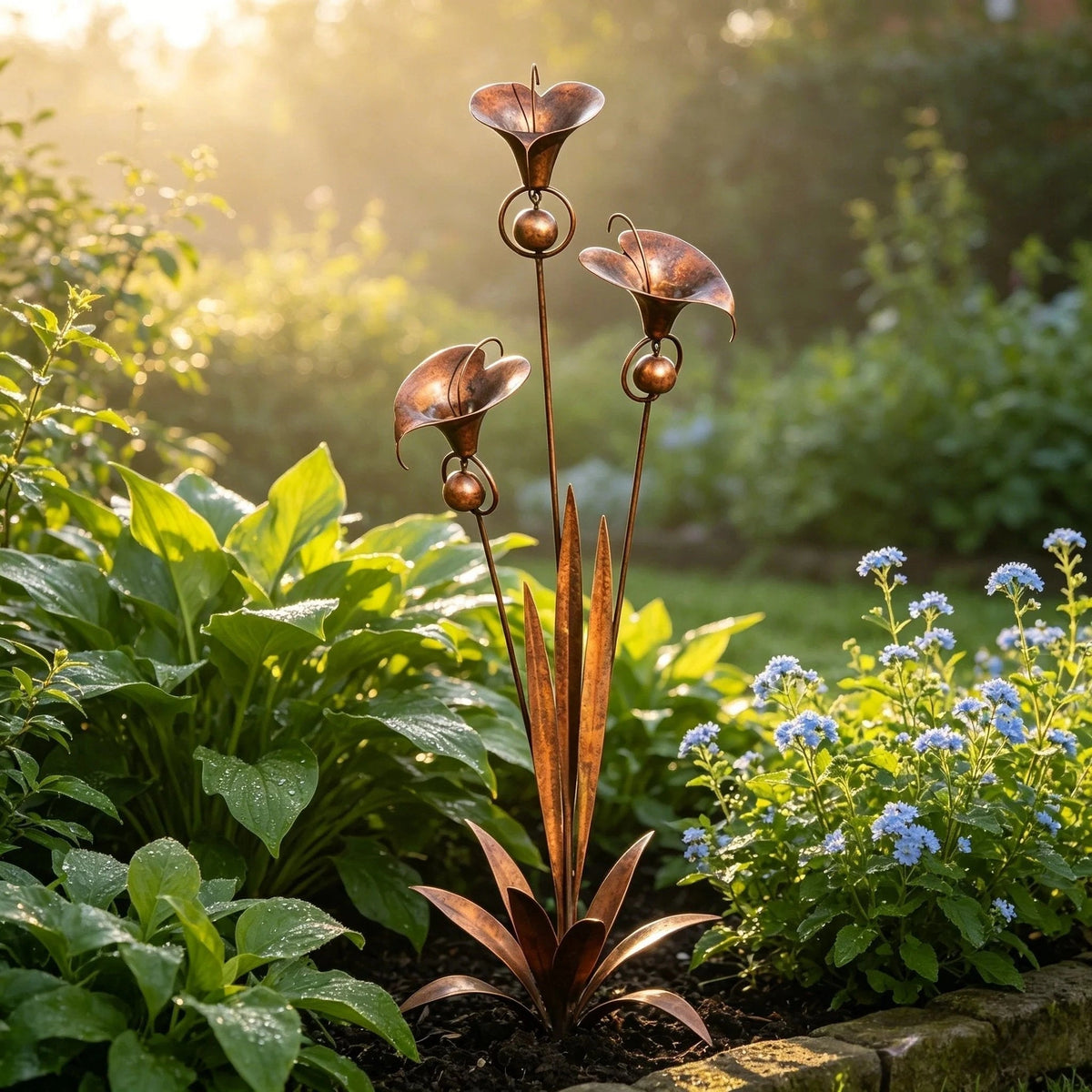 Bellisom - Gartenstecker mit Calla-Lilien und hängenden Glocken