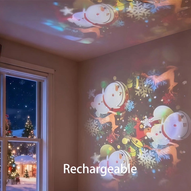 Glimora - LED-Projektorlampe mit bewegten Wellenmustern für Innenräume