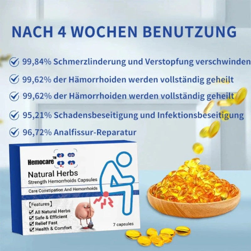 Vitality- Kräuterkapseln mit 60 Stück für die tägliche Einnahme