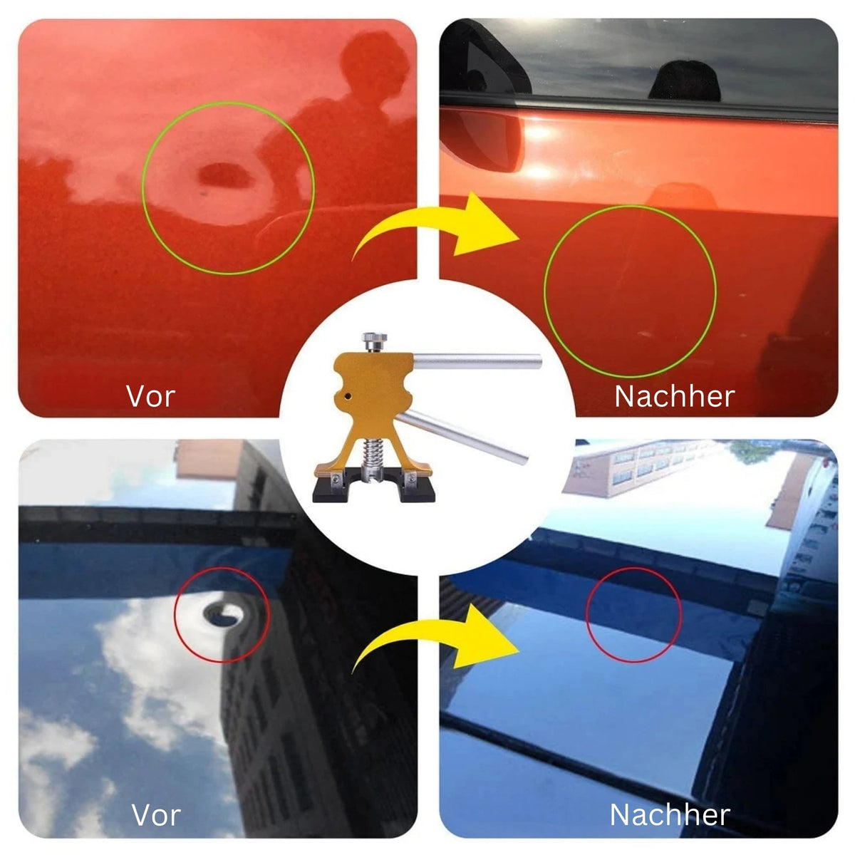 Dentaro - Dellenentfernungswerkzeug für Fahrzeuge und glatte Oberflächen