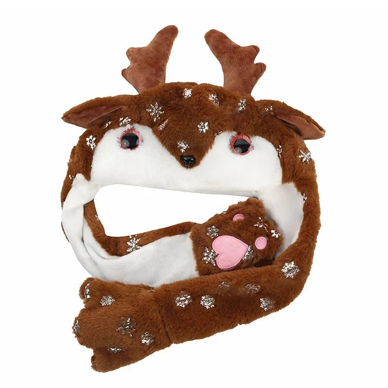 Santacap - Weihnachtsmütze mit Plüschfutter und weichem Design