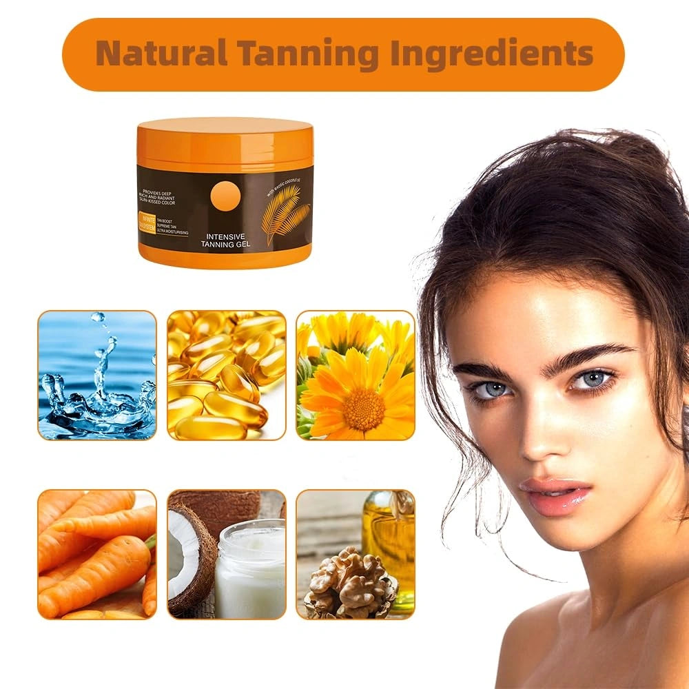 1+1 Gratis | Soliva - Tanning-Gel mit Karotten Oliven- und Walnussöl