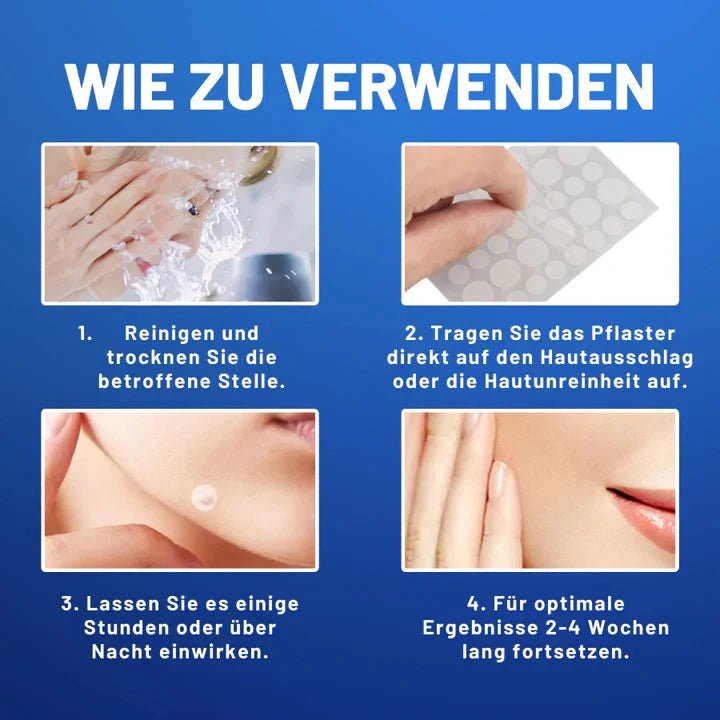 Patchora - Hautpflaster mit Teebaumöl und Vitamin E zur Anwendung auf der Haut