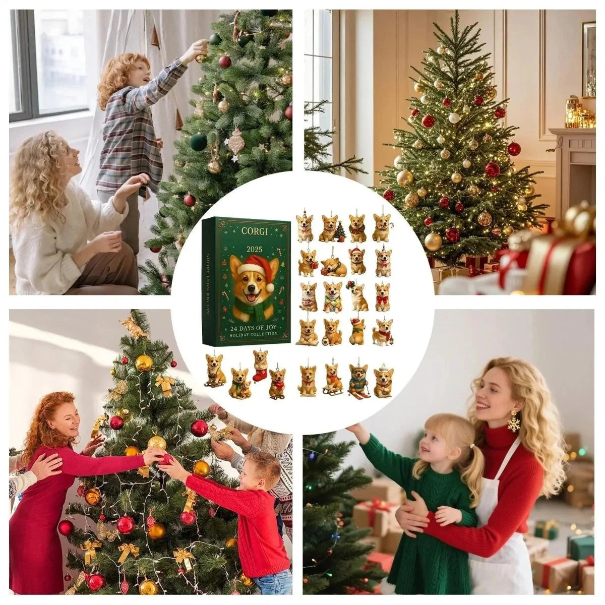 Pupvent - Hunde-Adventskalender mit 24 befüllbaren Fächern