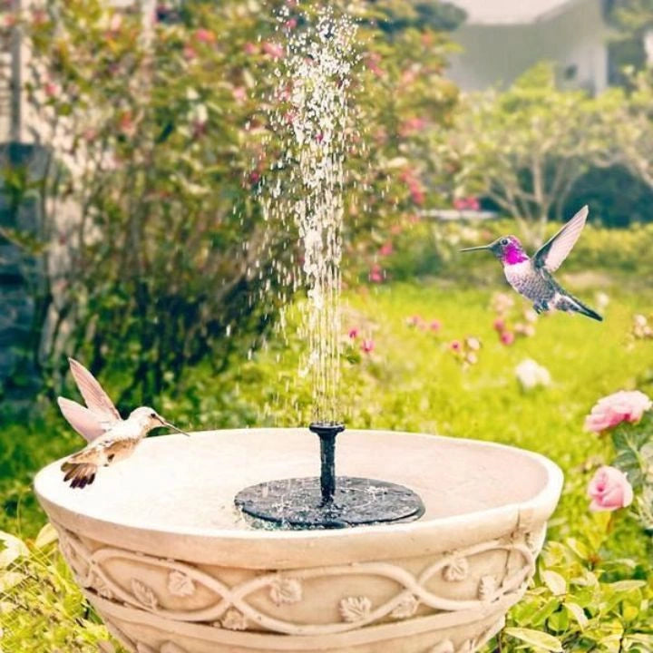 Floatune - Solar-Gartenbrunnen zum Schwimmen für Teiche und Vogelbäder