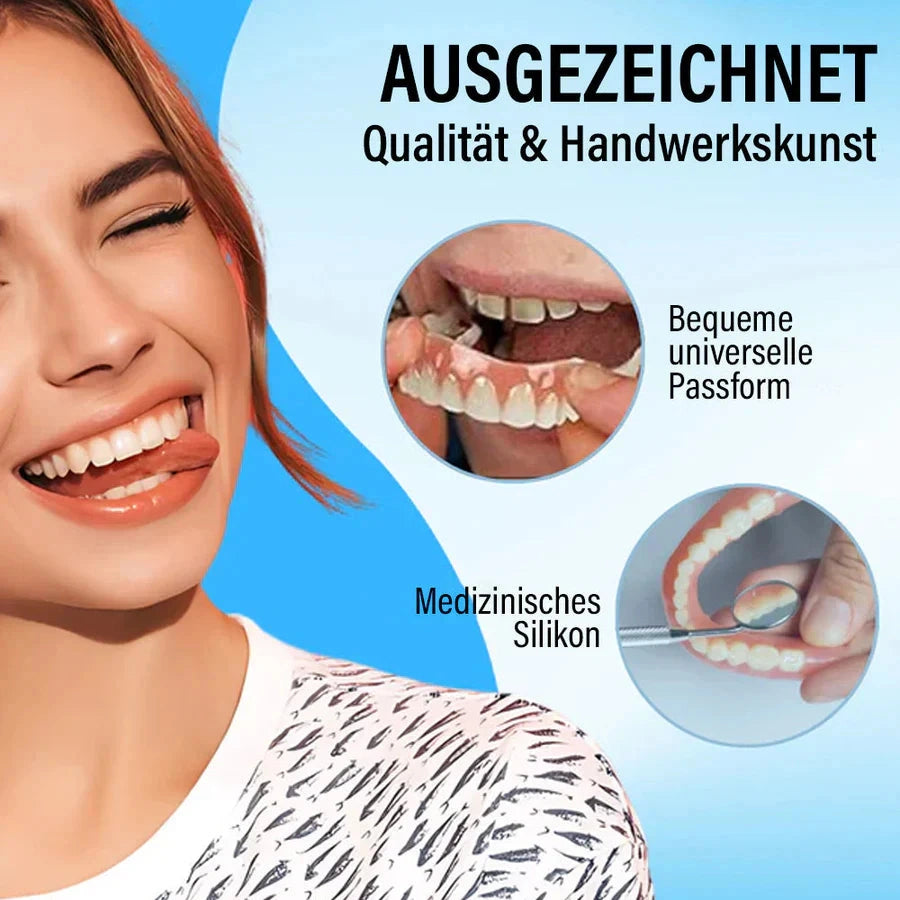 1+1 Gratis | Grip - Zahnprothesen-Set aus Silikon