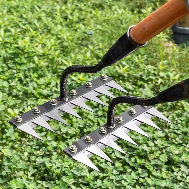 Cultrex - Gartenharke aus Carbonstahl für verschiedene Gartenarbeiten
