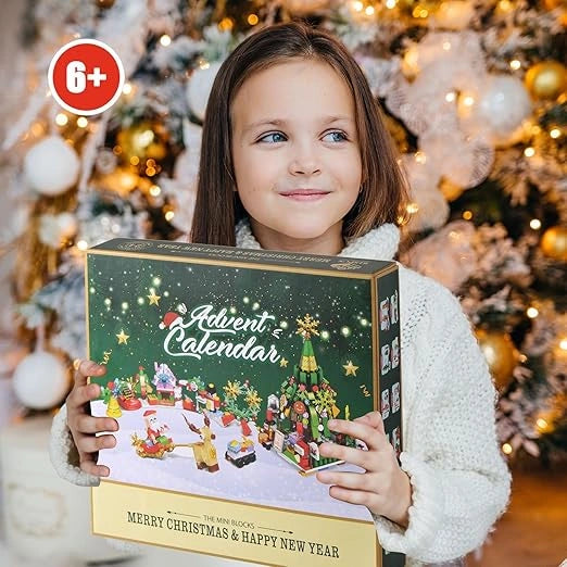 Brickmas - Adventskalender mit 24 Mini-Bausets für die Weihnachtszeit