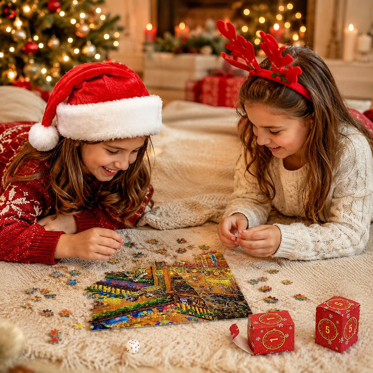 SantaJigsaw - Puzzle-Adventskalender mit 1008 Teilen