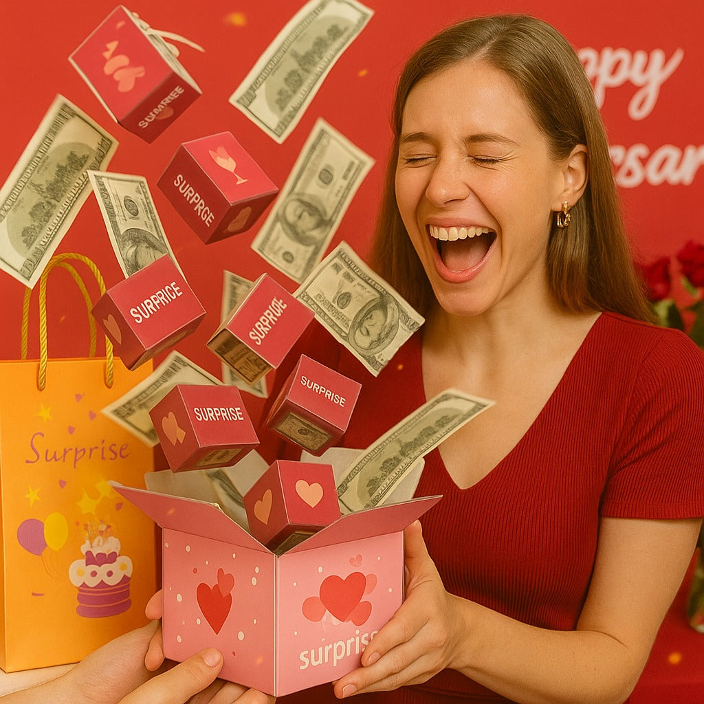 Mystibox - Überraschungsgeschenkbox mit personalisierbaren Fächern