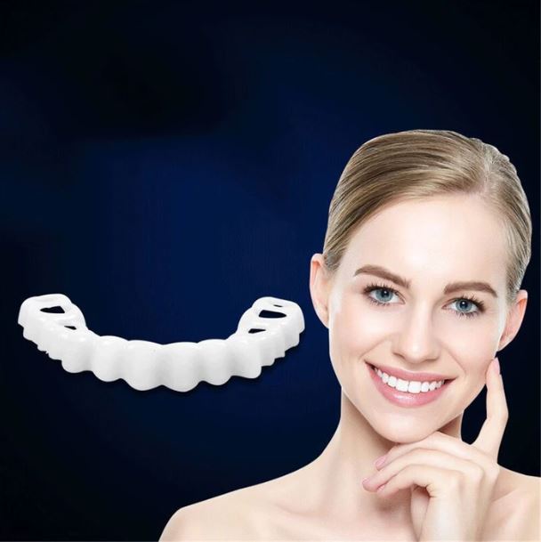 Smile - Flexibles Zahn-Cover für Ober- und Unterkiefer