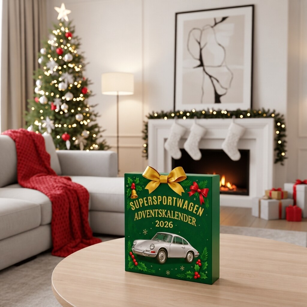 YuleRacers - Adventskalender mit 24 Miniatur-Rennwagen