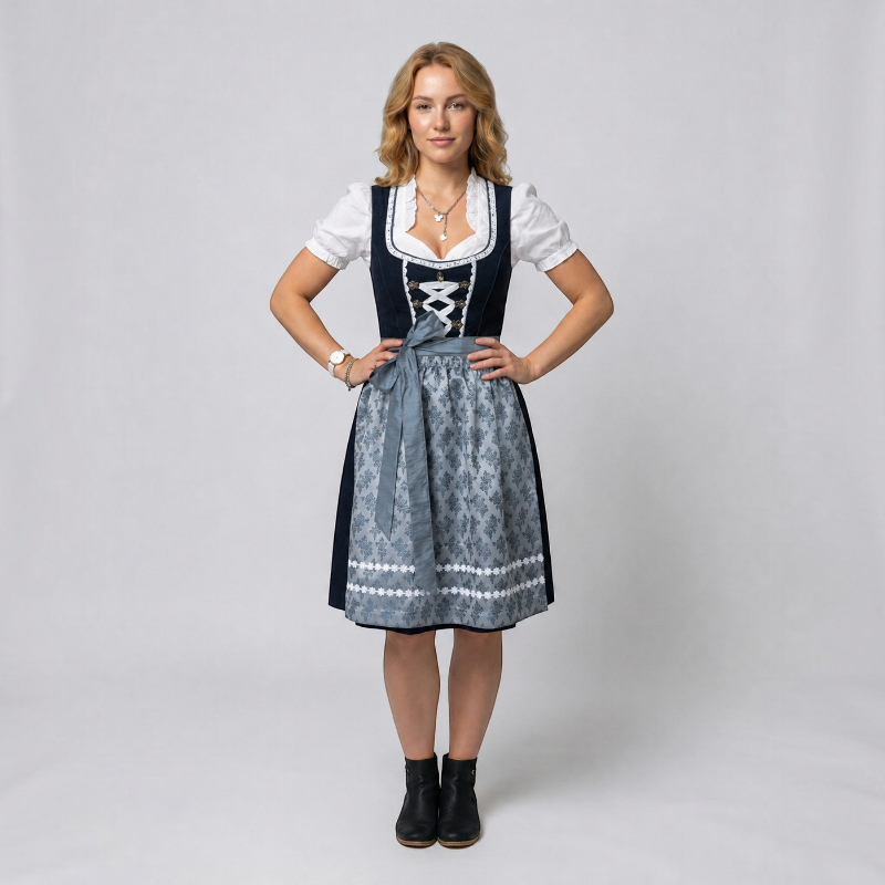 Damen-Dirndl mit Schnürmieder