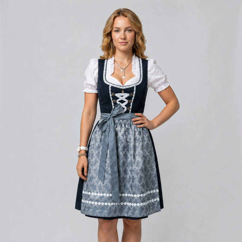 Damen-Dirndl mit Schnürmieder