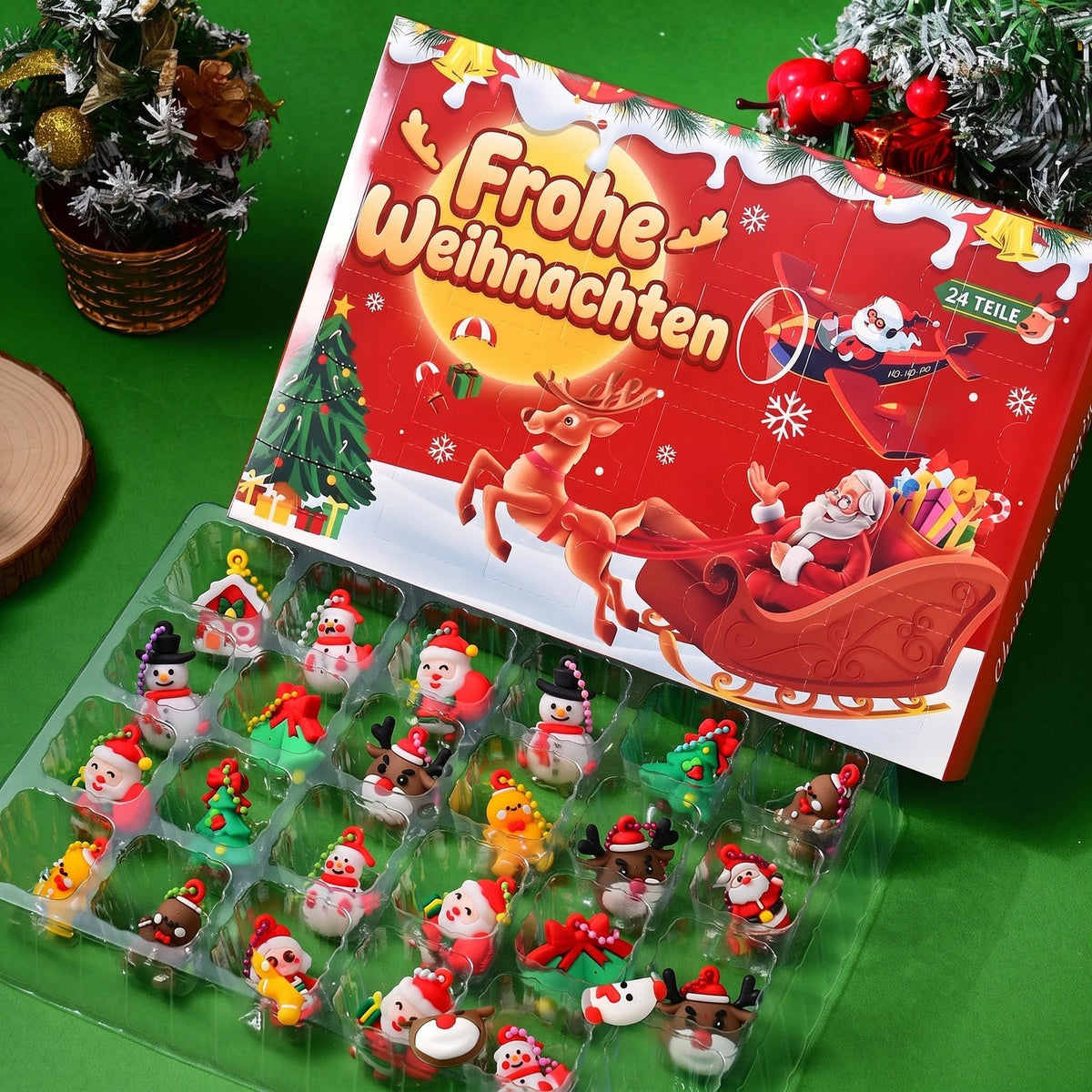 Figurmas - Adventskalender mit weihnachtlichen Mini-Figuren