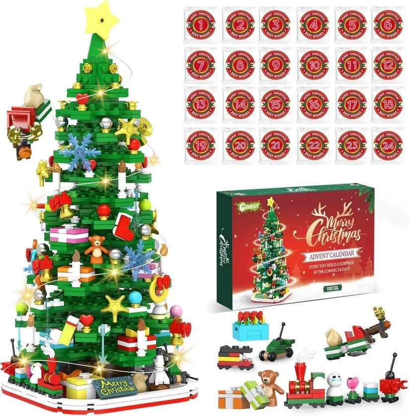 Brickmas - Adventskalender mit 24 Mini-Bausets für die Weihnachtszeit