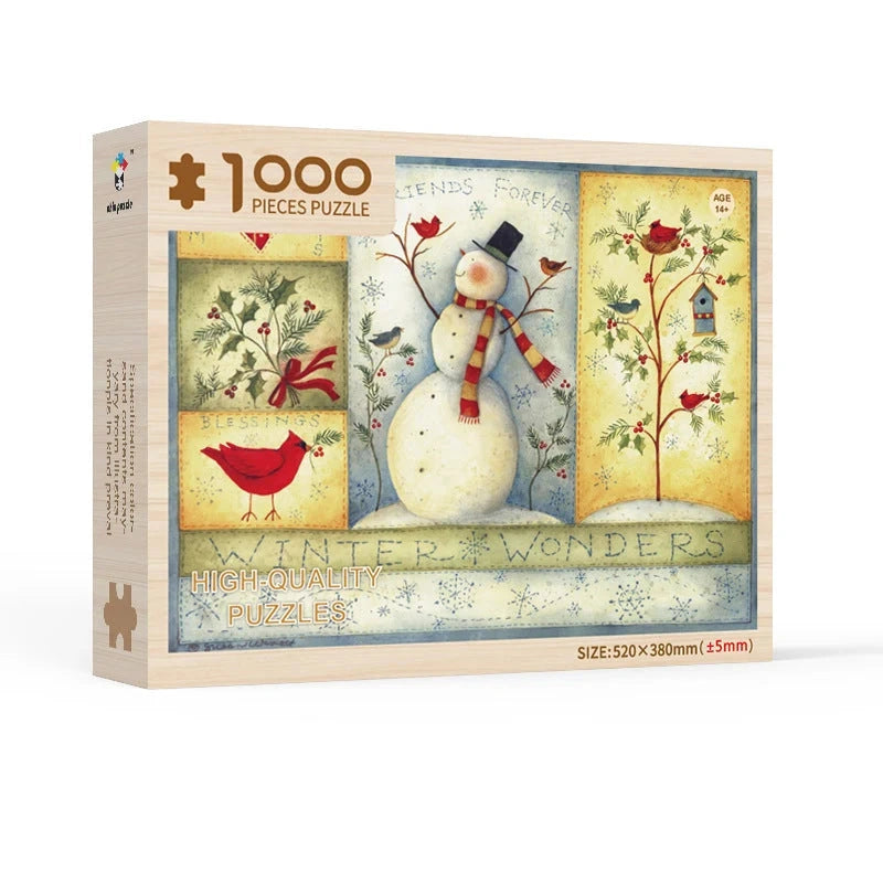 Puzzvent - Puzzle-Adventskalender mit 24 Boxen und 1008 Teilen
