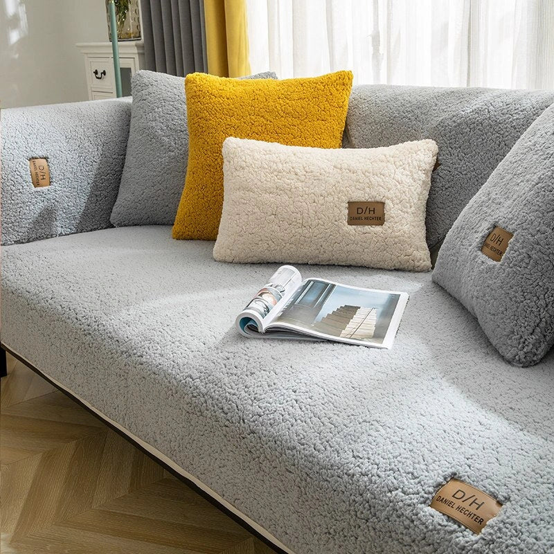Stretch - Sofabezug für verschiedene Sofa-Größen mit Kissenbezügen
