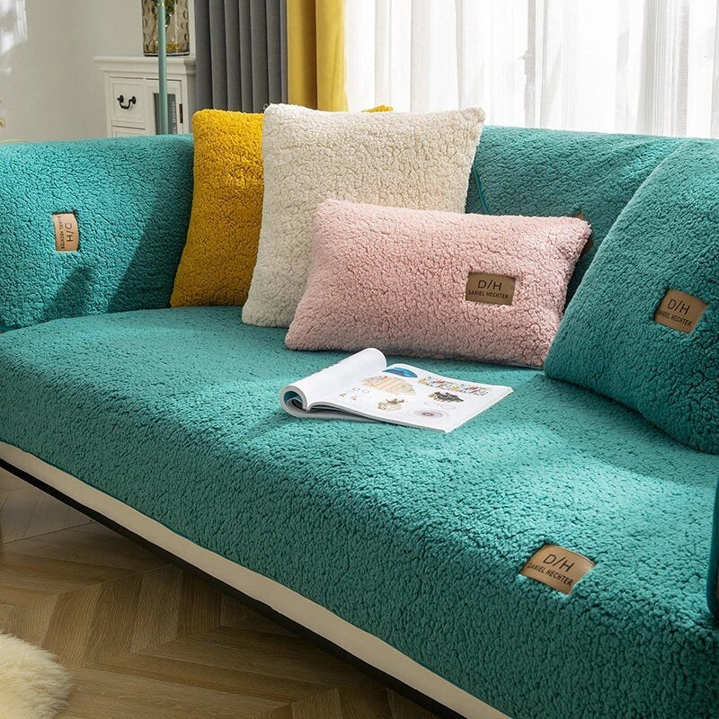 Stretch - Sofabezug für verschiedene Sofa-Größen mit Kissenbezügen